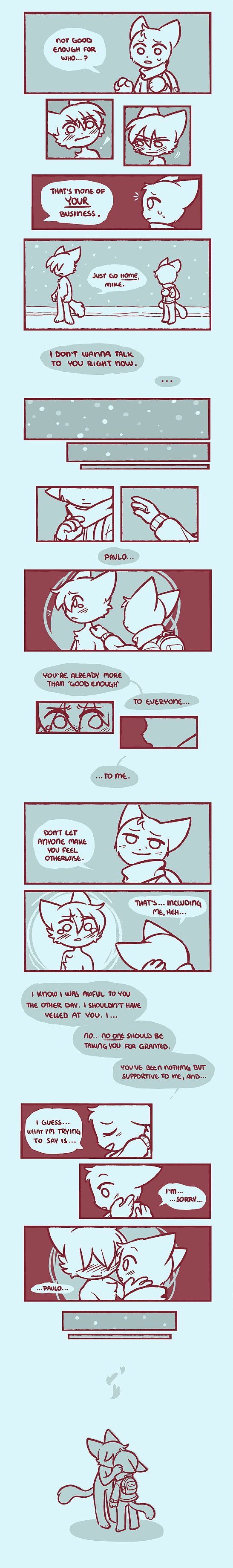 Candybooru image #15414, tagged with Mike MikexPaulo Paulo comic excellent kennolini_(Artist)